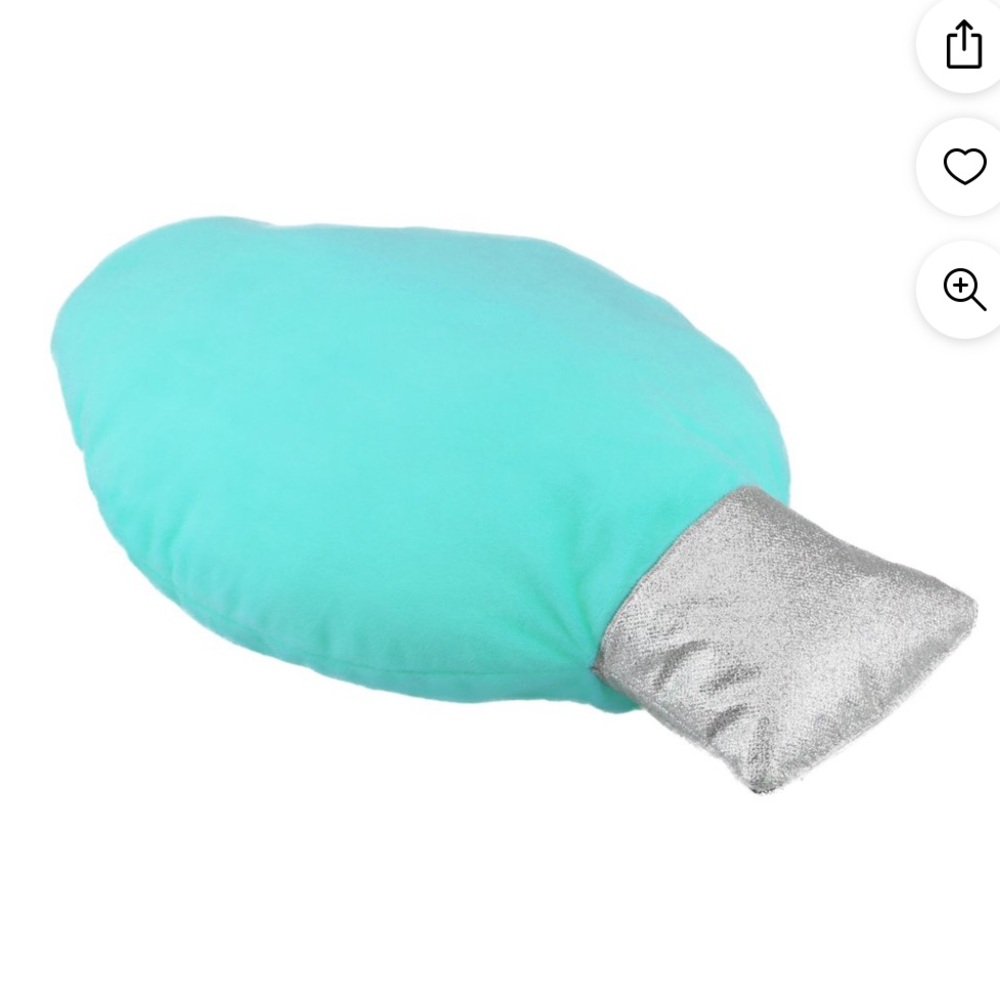 NWT Holiday Time Christmas Light Shaped blue plush Pillow (14.5in)